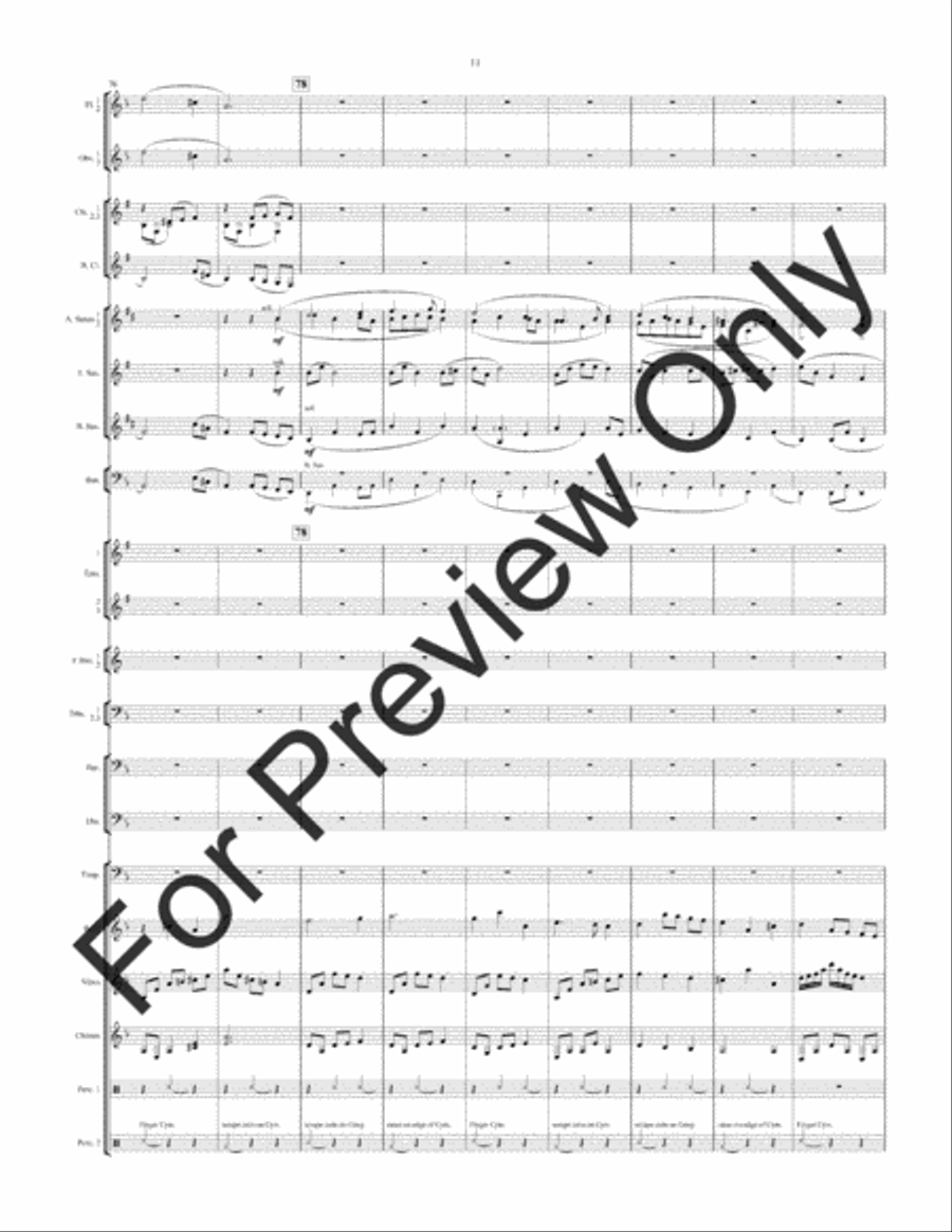 Christmas Legends Christmas Legends Concert Band scores gallery preview page 14
