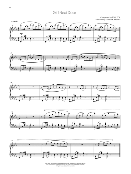 DELTARUNE Chapter 2 Piano Score - Sheet Music from the game