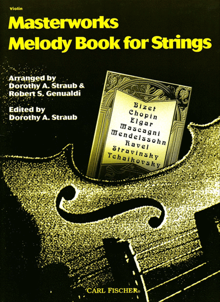 Masterworks Melody Book For Strings String Orchestra scores gallery preview page 1