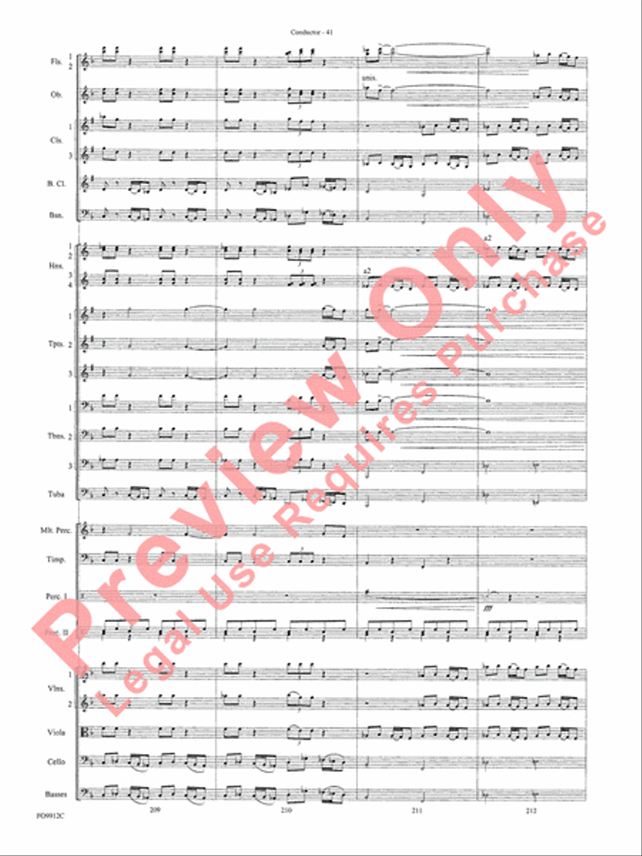 Selections from Star Wars: Episode I The Phantom Menace Full Orchestra scores gallery preview page 43