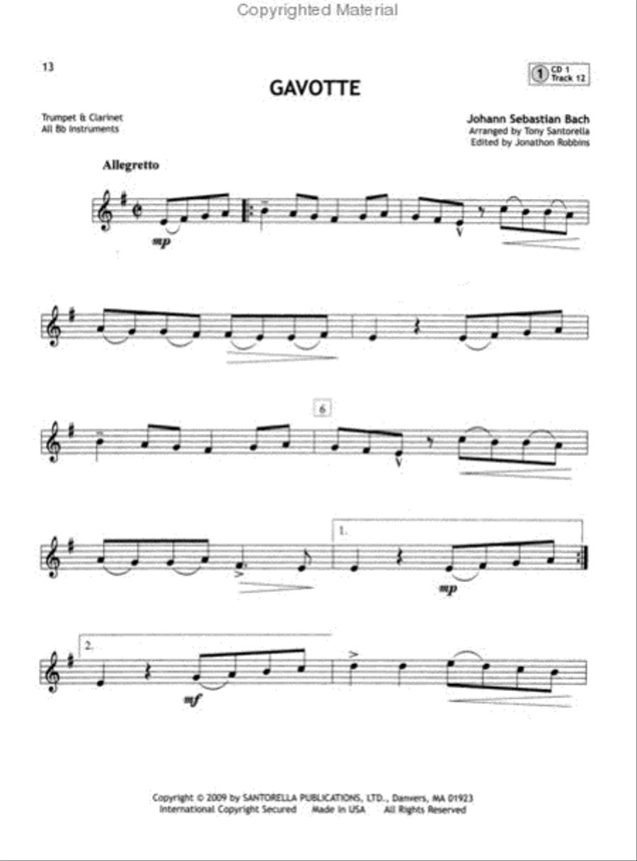 101 Popular Songs for Trumpet * Solos and Duets * with 3 CDs Trumpet Duet scores gallery preview page 3