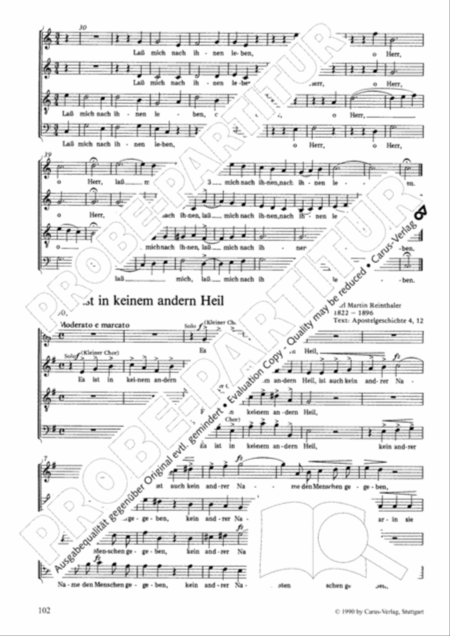 Geistliches Chorbuch der Romantik Choir scores gallery preview page 103