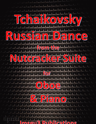 Book cover for Tchaikovsky: Russian Dance from Nutcracker Suite for Oboe & Piano