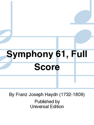 Book cover for Symphony No. 61
