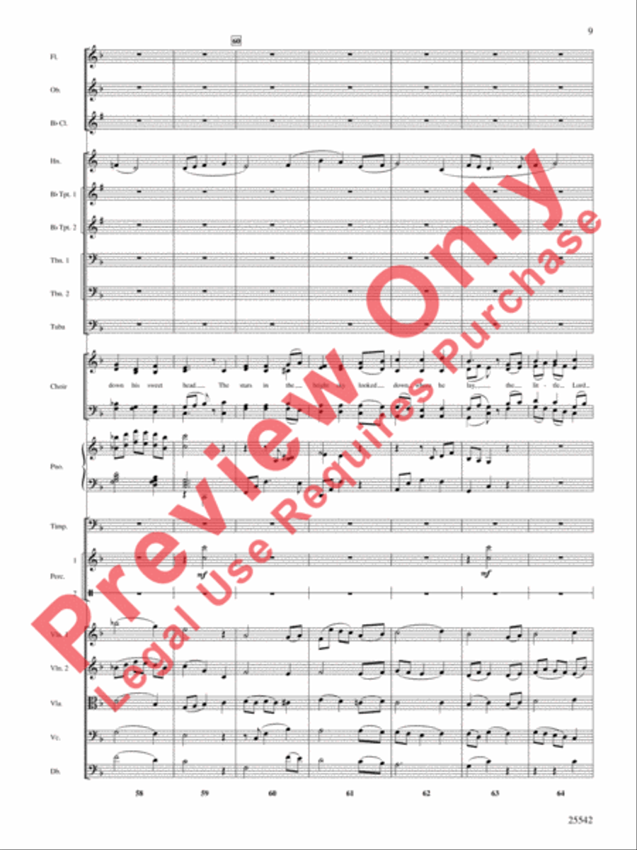 Glory to the Newborn King! Choir scores gallery preview page 10