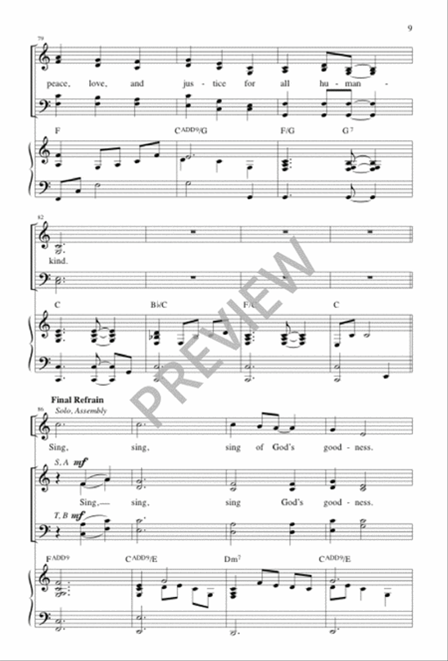 Called by Christ 4-Part scores gallery preview page 9