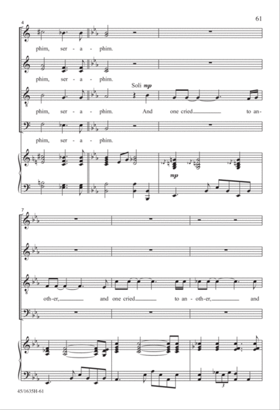 Mass: A Celebration of Love and Joy 4-Part scores gallery preview page 29