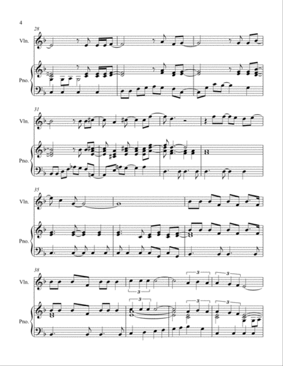 A Hazy Shade Of Winter A Hazy Shade Of Winter Violin Solo scores gallery preview page 4