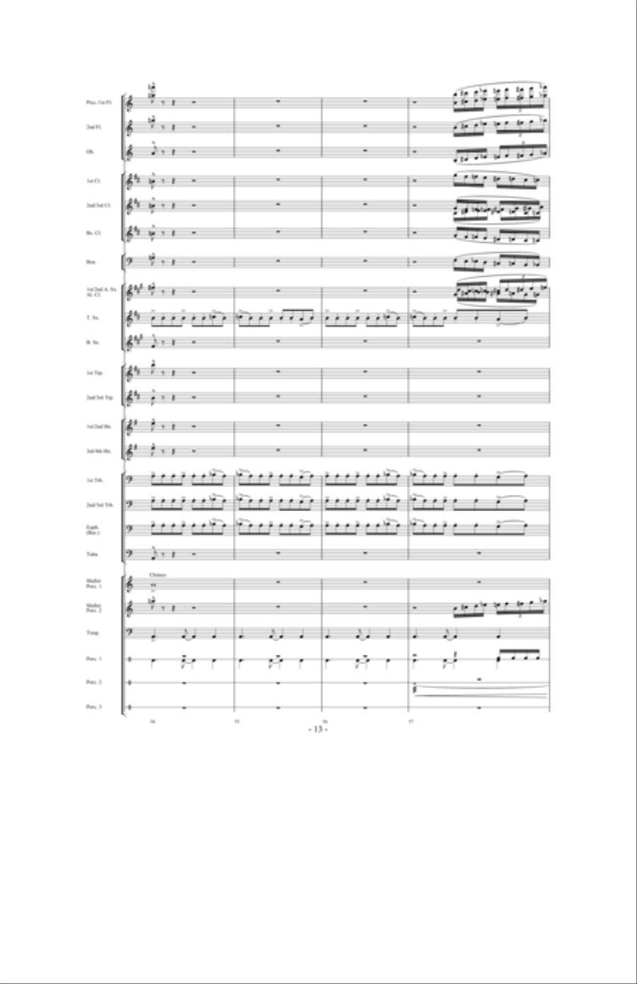 In Pursuit of Troy Concert Band scores gallery preview page 11