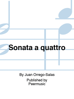 Book cover for Sonata a quattro