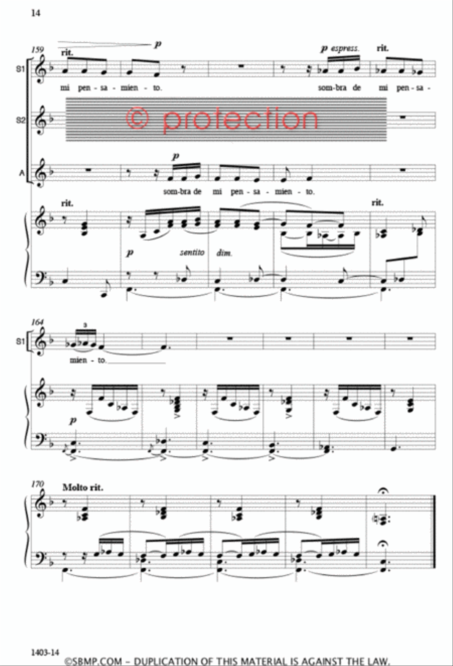 Cantares de mi tierra - SSA Octavo SSA scores gallery preview page 13
