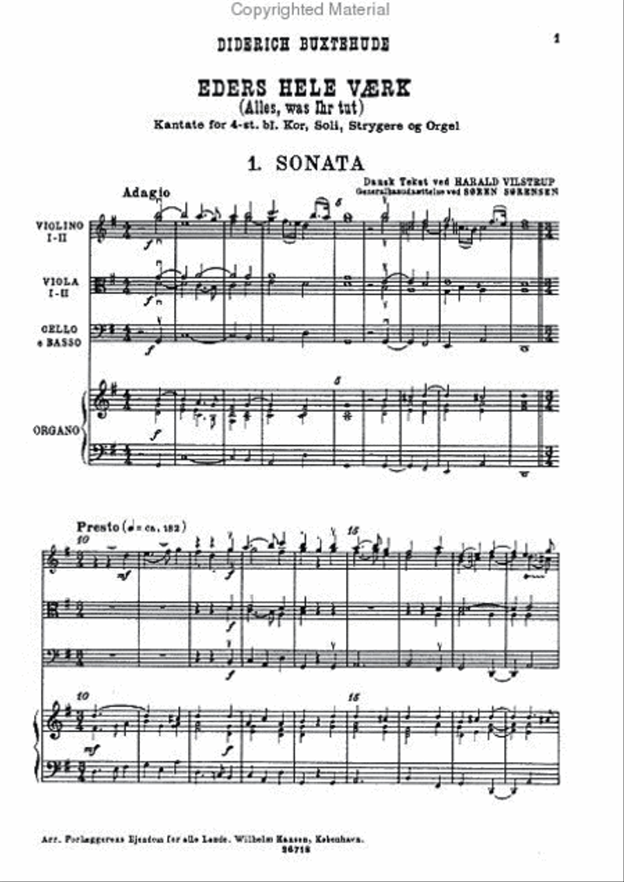 Dietrich Buxtehude: Alles, Was Ihr Tut (Score) Dietrich Buxtehude: Alles, Was Ihr Tut (Score) 4-Part scores gallery preview page 2