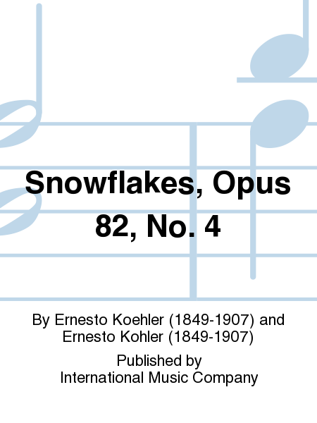 Snowflakes, Opus 82, No. 4