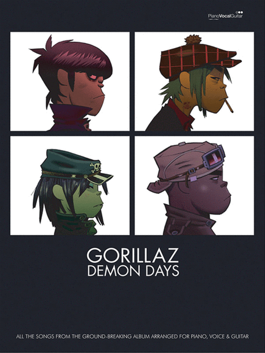 Gorillaz -- Demon Days Piano, Vocal, Guitar scores gallery preview page 1