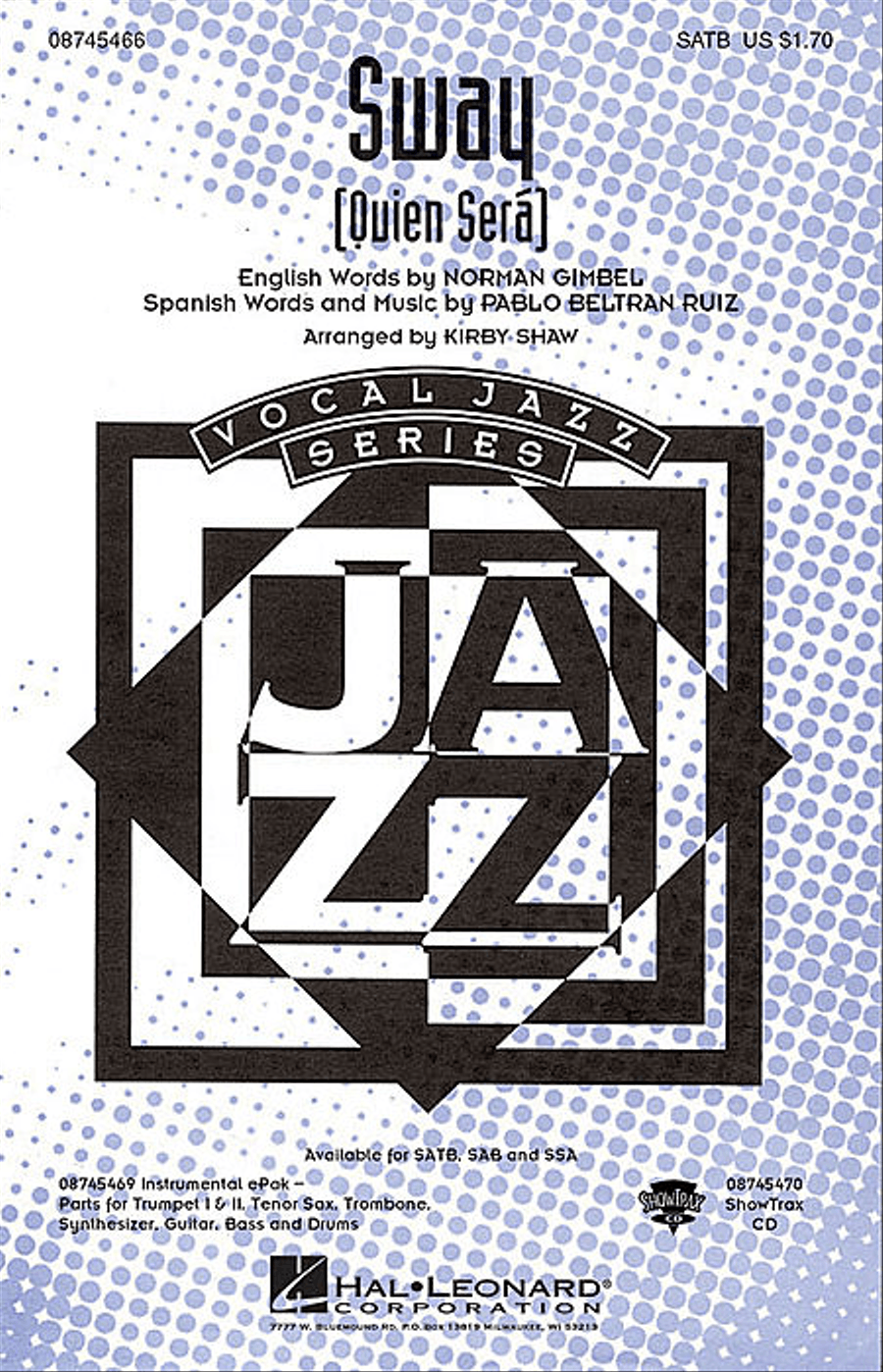 Sway (Quien Será) Vocal Jazz Ensemble scores gallery preview page 1