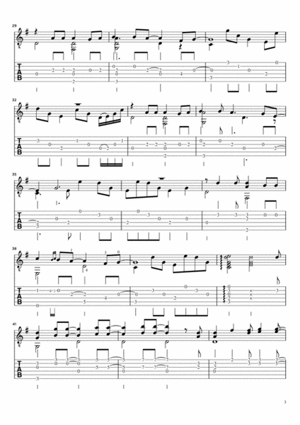 A Million Dreams from The Greatest Showman (Classical Guitar TAB)