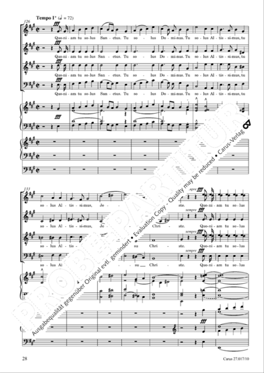 Messe solennelle en ut diese mineur 4-Part scores gallery preview page 29