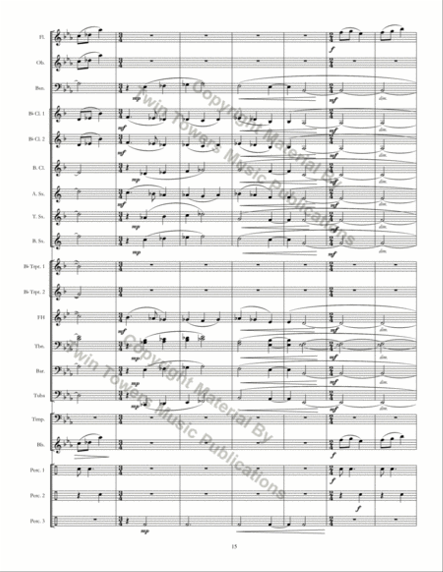 Grazioso Concert Band scores gallery preview page 16