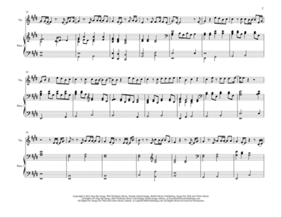 Hymn Of Heaven Hymn Of Heaven String Duet scores gallery preview page 2