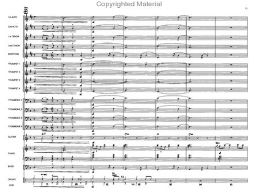 Away In A Manger Away In A Manger Jazz Ensemble scores gallery preview page 10