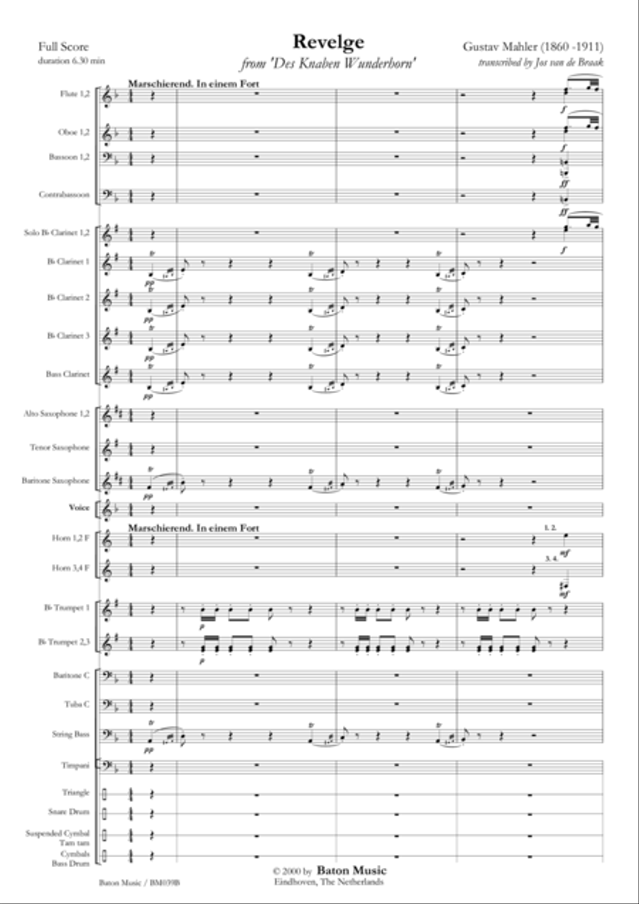 Revelge Concert Band scores gallery preview page 2
