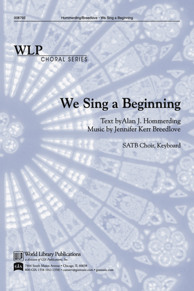 Book cover for We Sing a Beginning
