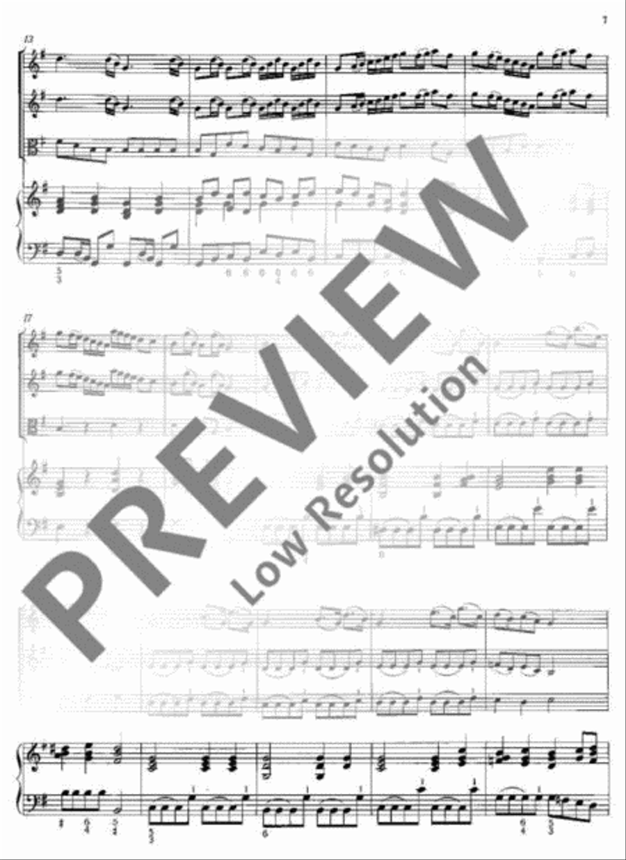 Concerto polonois G Major Basso Continuo scores gallery preview page 8