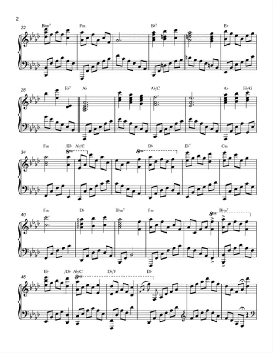 O Mio Babbino Caro Piano Solo scores gallery preview page 2