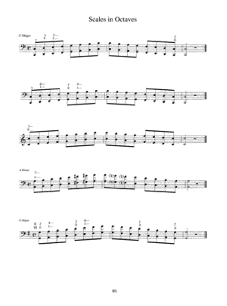Progressive Scale Studies for Cello Cello scores gallery preview page 6