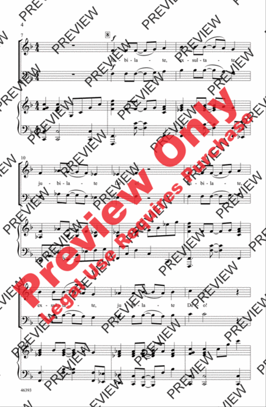 Jubilate, Exsultate! Jubilate, Exsultate! 3-Part scores gallery preview page 3