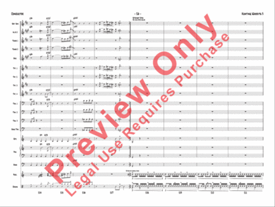 Hunting Wabbits 3 (Get Off My Lawn) Jazz Ensemble scores gallery preview page 29