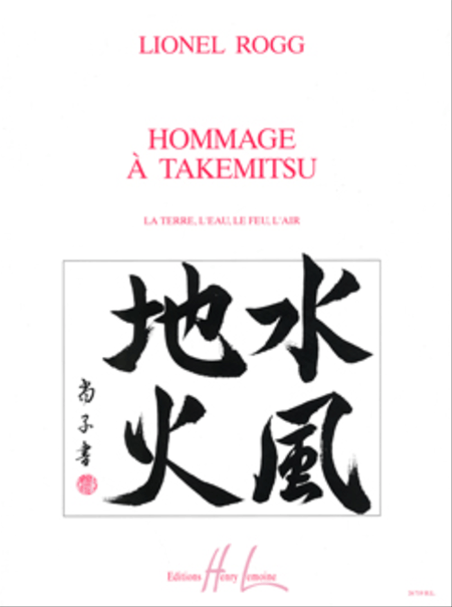 Hommage A Takemitsu Organ scores gallery preview page 1