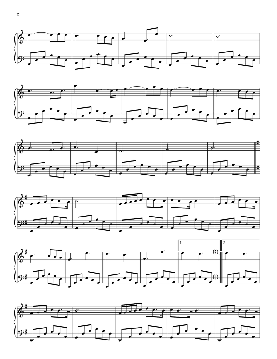 Song For Sienna Piano Solo scores gallery preview page 2