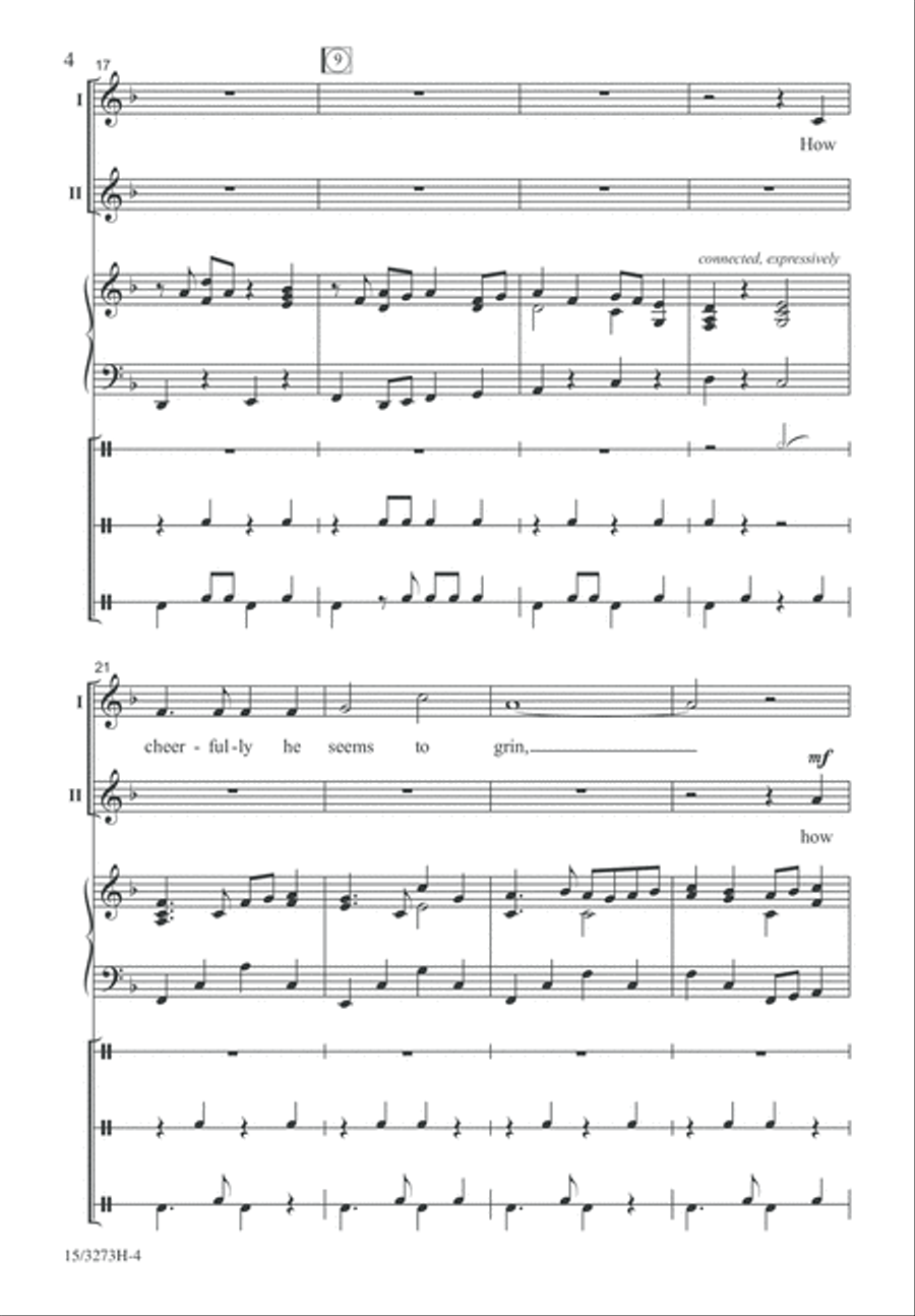How Doth the Little Crocodile 2-Part scores gallery preview page 4