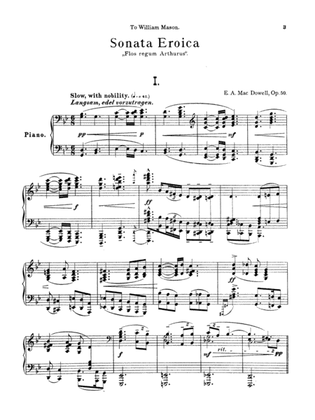 MacDowell: Sonata No. 2, Op. 50 (Sonata Eroica)