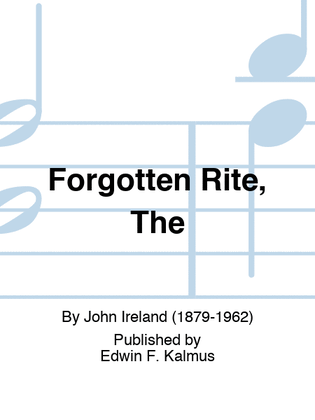 Forgotten Rite, The