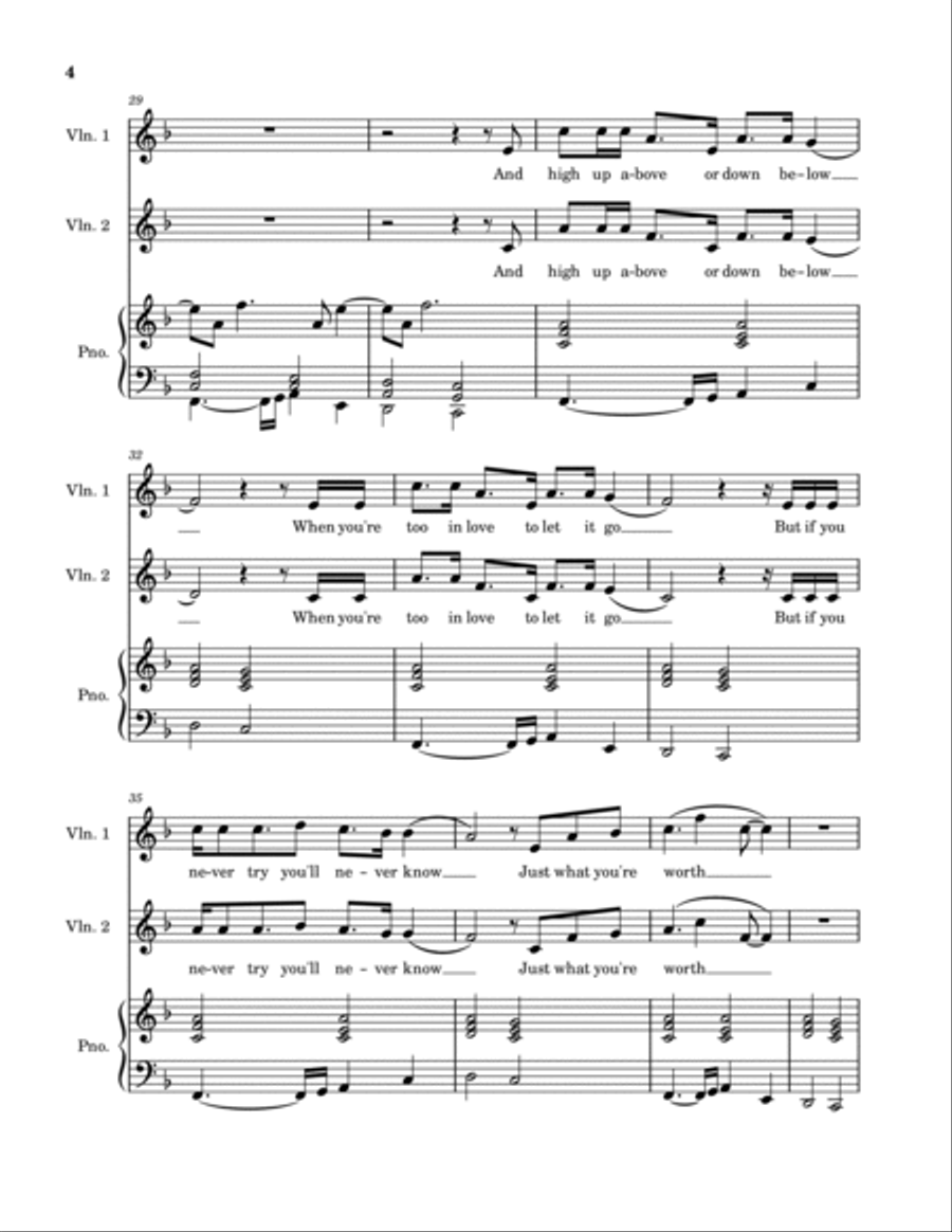 Fix You String Duet scores gallery preview page 4