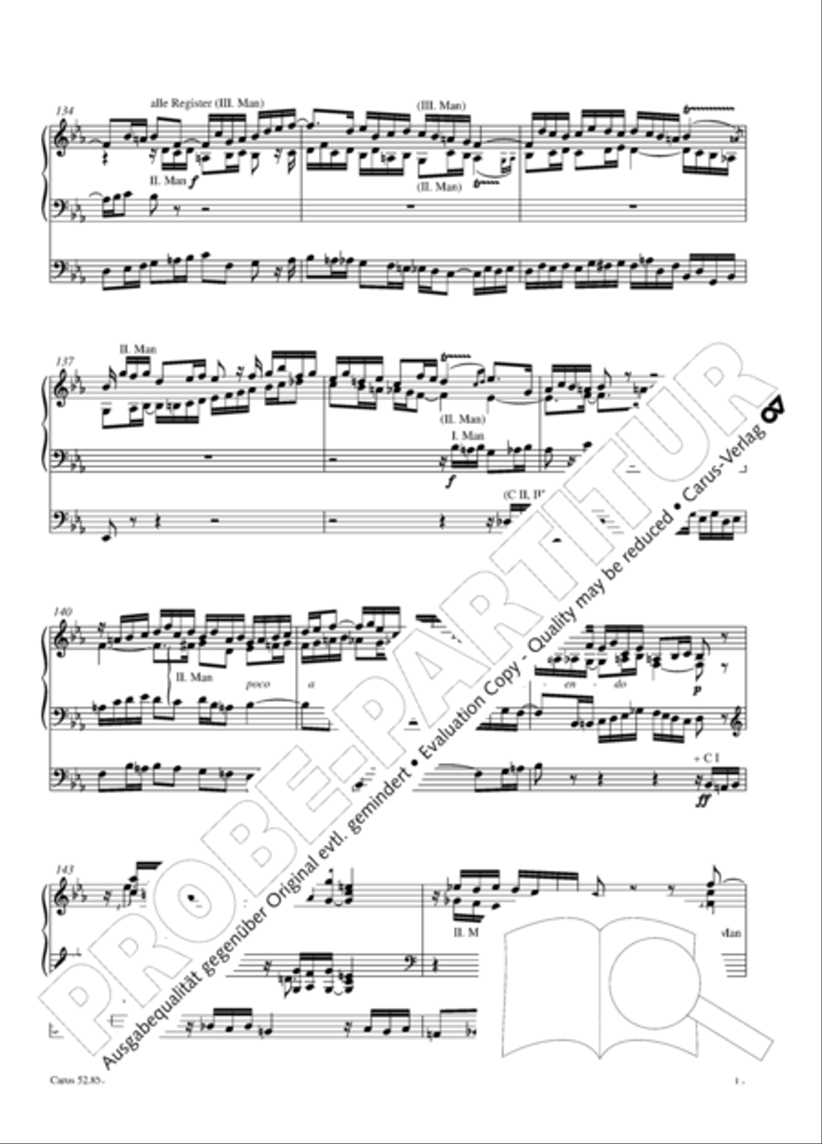 Choralphantasie Op. 40 Organ scores gallery preview page 18