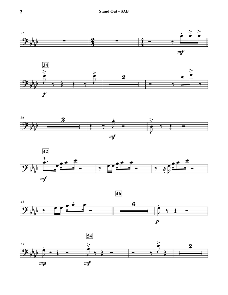 Stand Out Concert Band scores gallery preview page 6