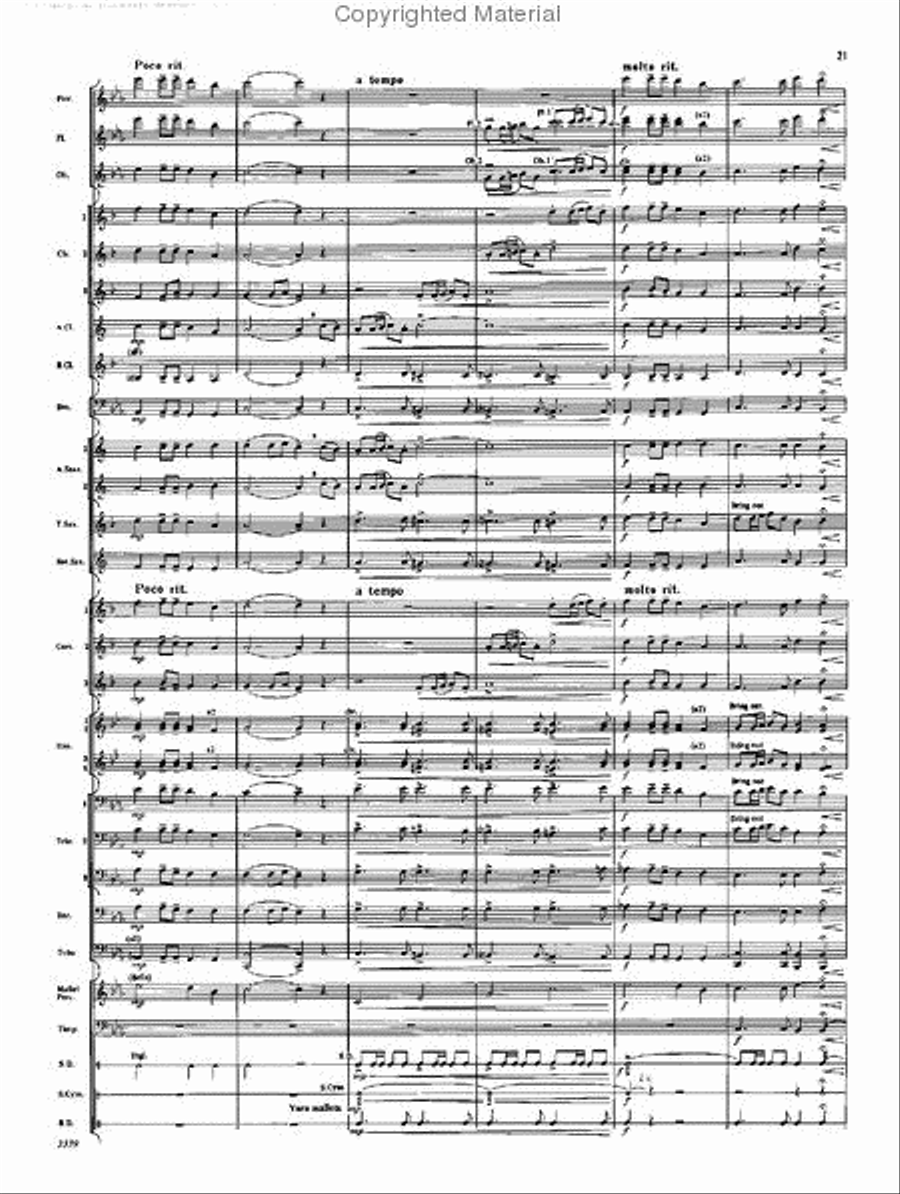 Covington Square Concert Band scores gallery preview page 20