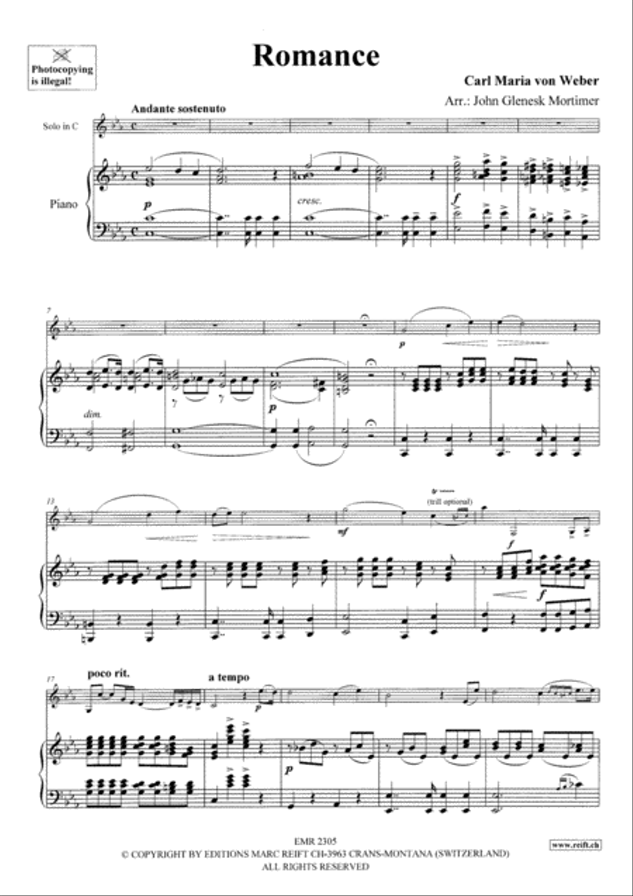 Romance Cornet scores gallery preview page 3