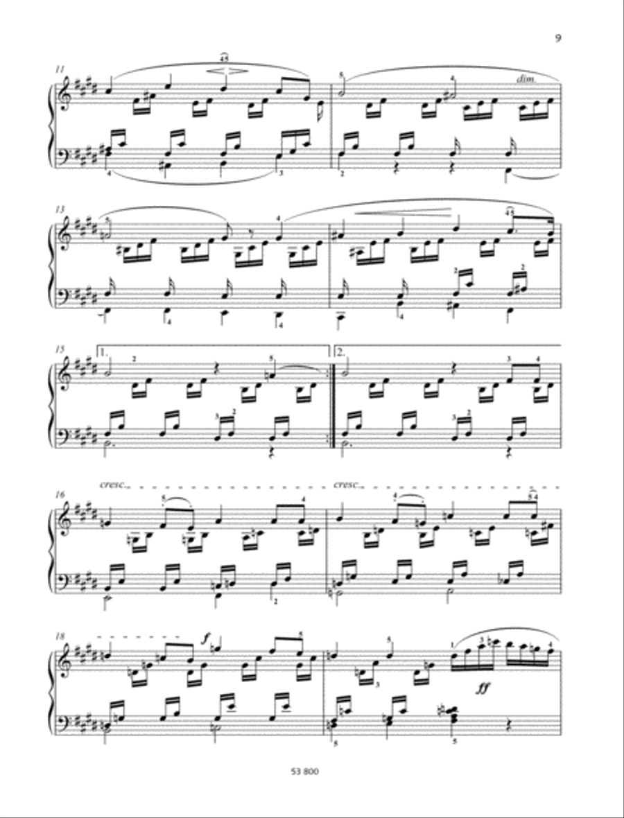 Andante con moto E major Andante con moto E major Piano Solo scores gallery preview page 2