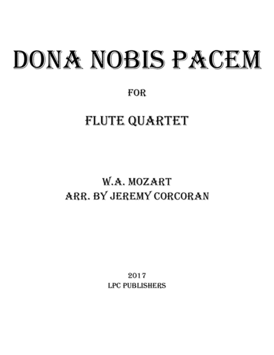 Dona Nobis Pacem for Flute Quartet image number null