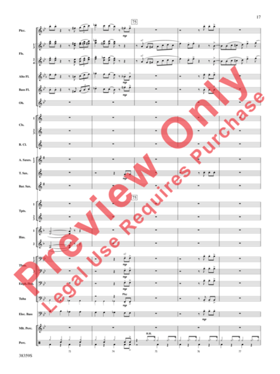 Those Fabulous Flutes Concert Band scores gallery preview page 18