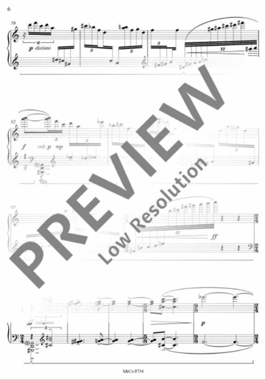 Through Magic Casements Piano Solo scores gallery preview page 9