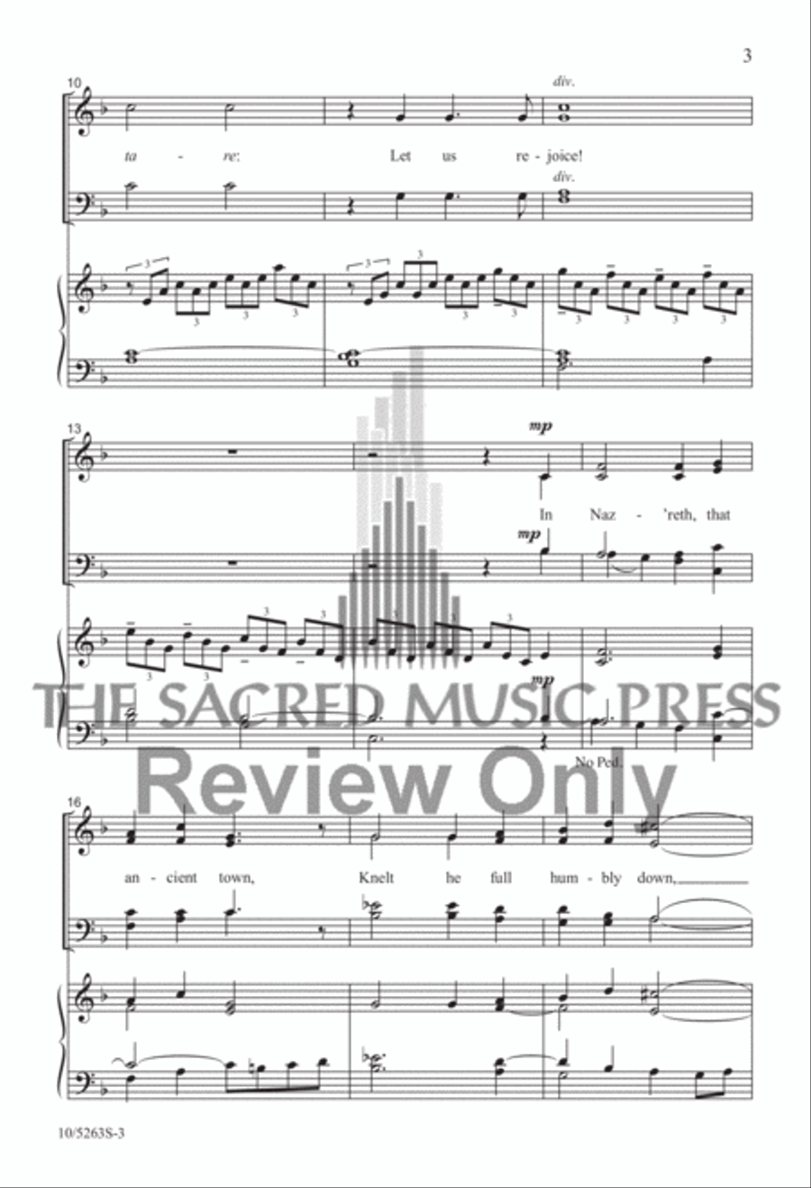 Gabriel, Archangel Bright 4-Part scores gallery preview page 3