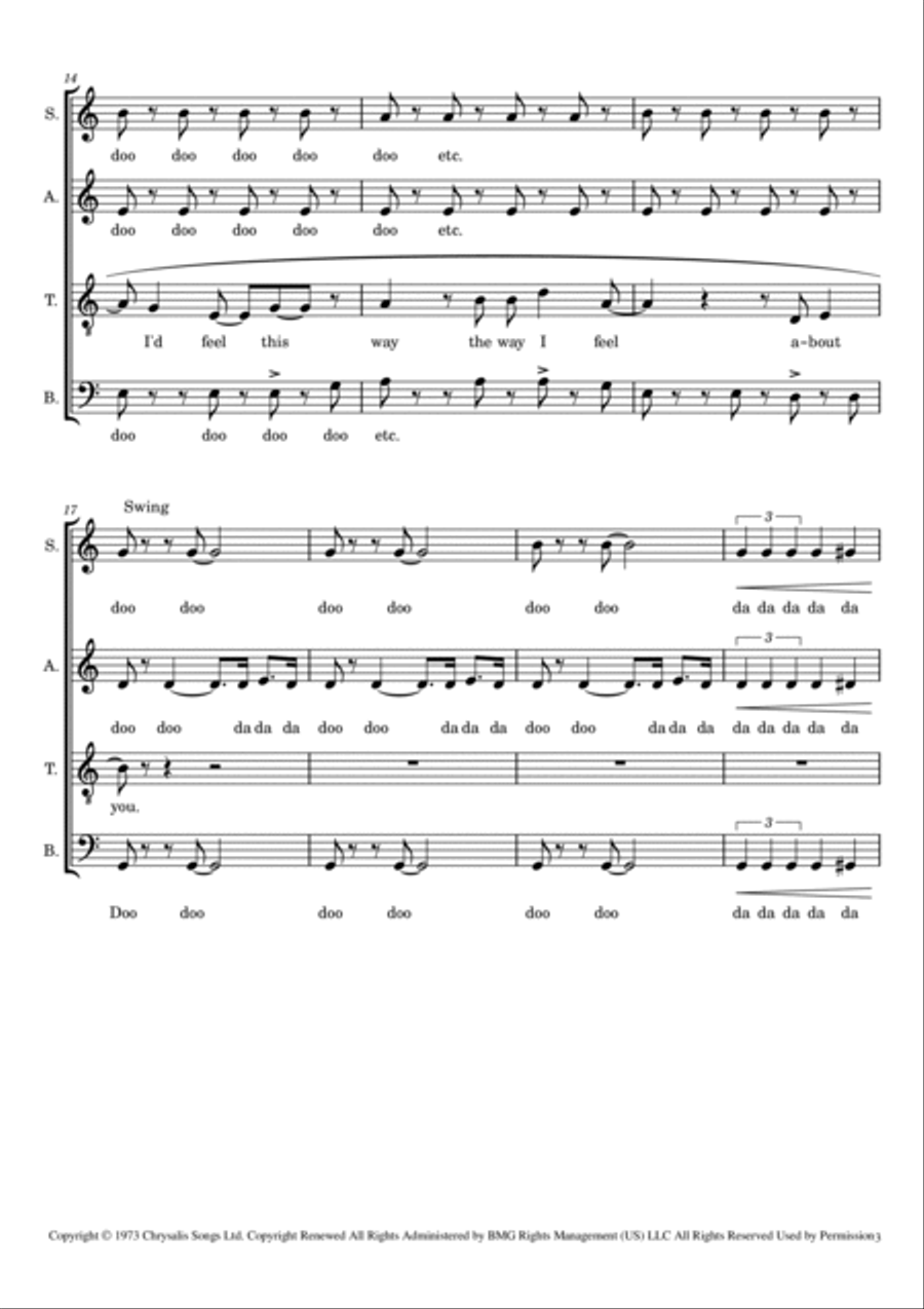 It Must Be Love 4-Part scores gallery preview page 3