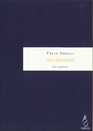Book cover for Deu bonsais per a guitarra