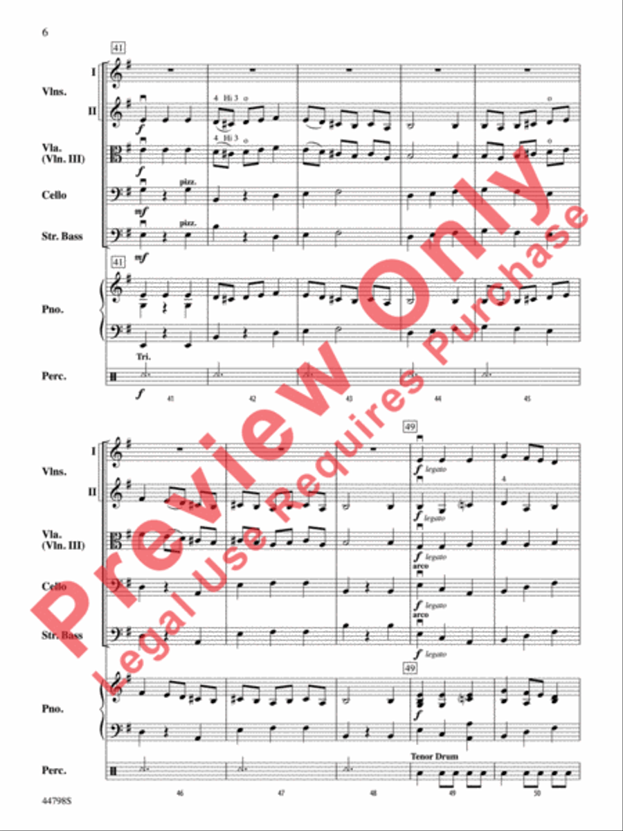 French Dance French Dance String Orchestra scores gallery preview page 7