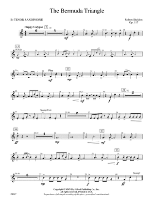 The Bermuda Triangle: B-flat Tenor Saxophone